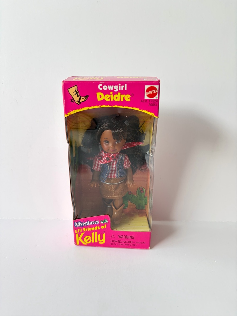 NIB Barbie Li'l Friends of Kelly Cowgirl Deidre Doll